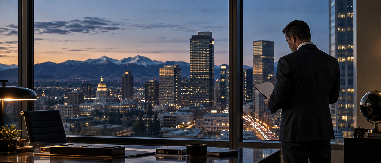 Private investigator reviewing a case in Colorado